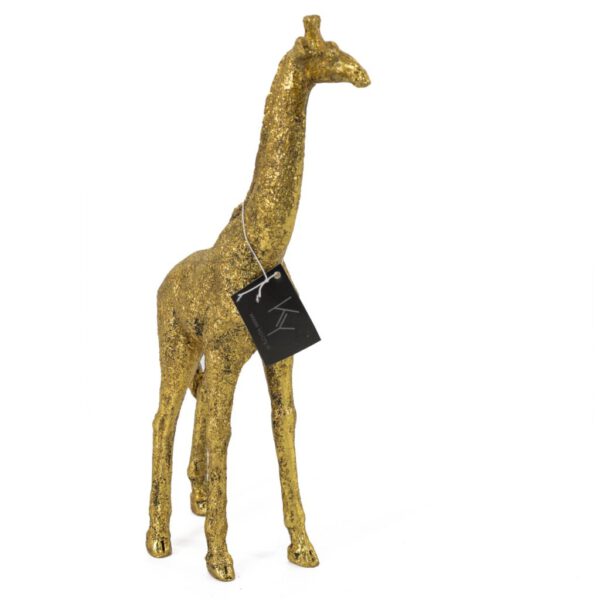 Beeld Giraffe - goud