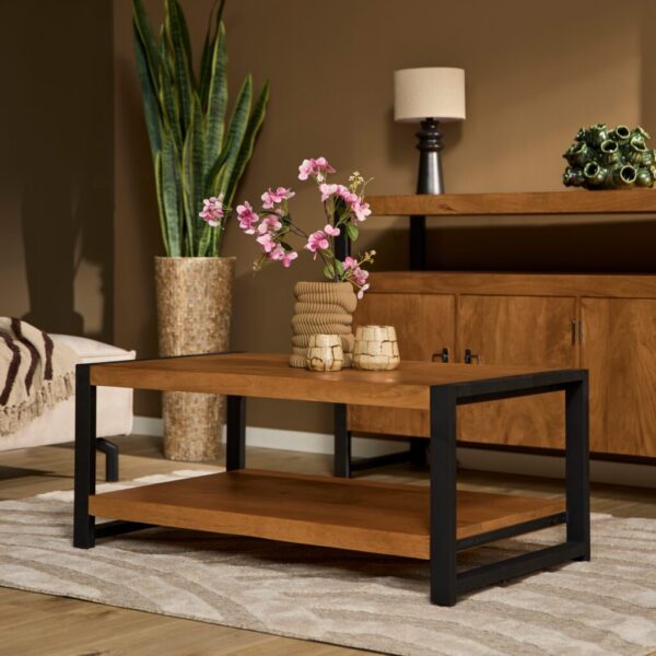 Boaz salontafel 110cm | legplank