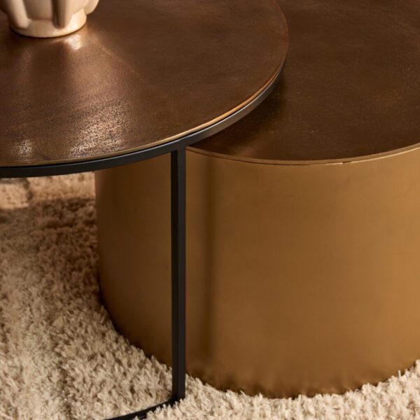 Luna salontafel-set | goud