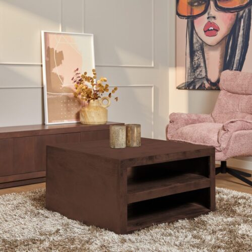 Brussel salontafel | walnut 80cm