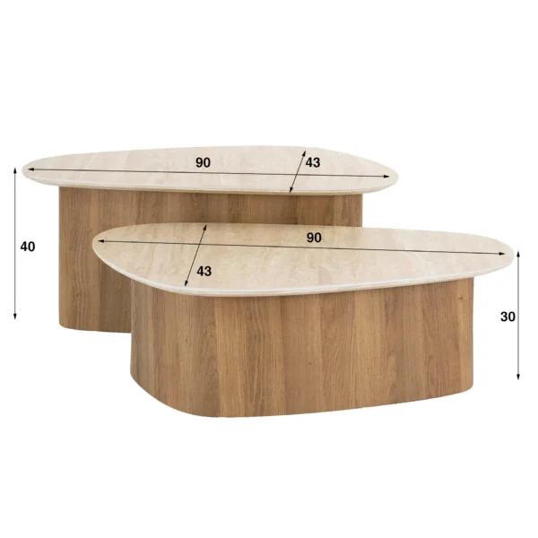 Romana salontafel-set - Afbeelding 4