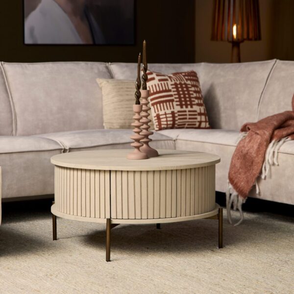 Madison – salontafel 80cm | sand