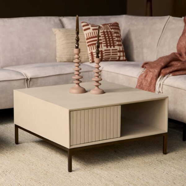 Madison salontafel Sand | Vierkant