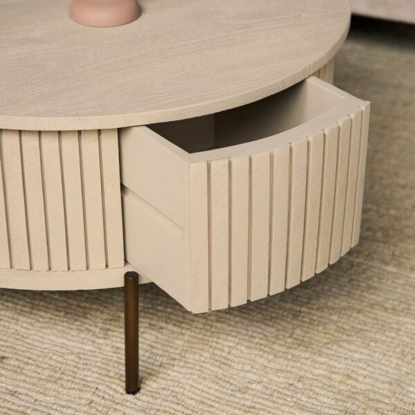 Madison – salontafel 80cm | sand - Afbeelding 3