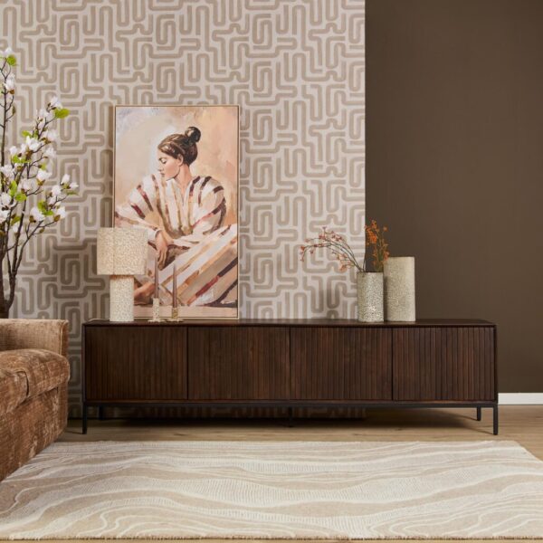 Madison tv-meubel bruin | 210cm