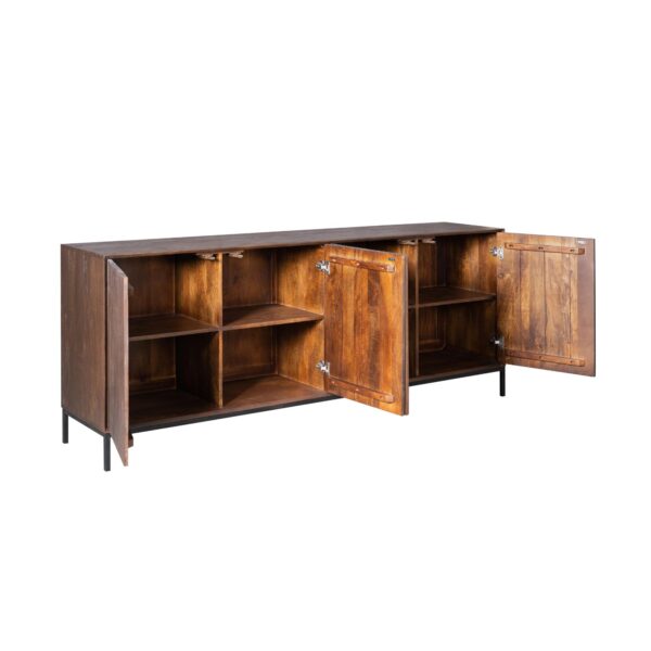 Madison dressoir bruin | 210cm - Afbeelding 4