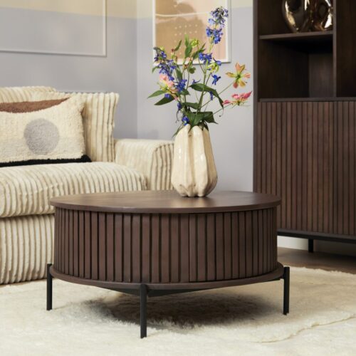 Madison salontafel bruin | rond