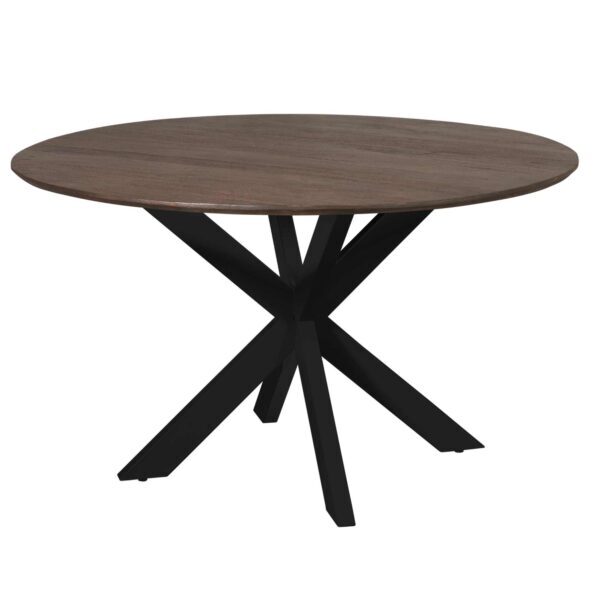 Madison eettafel rond bruin | 110/130/150Ø