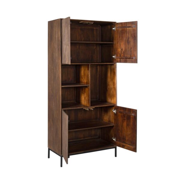 Madison vakkenkast bruin | 90cm - Afbeelding 3