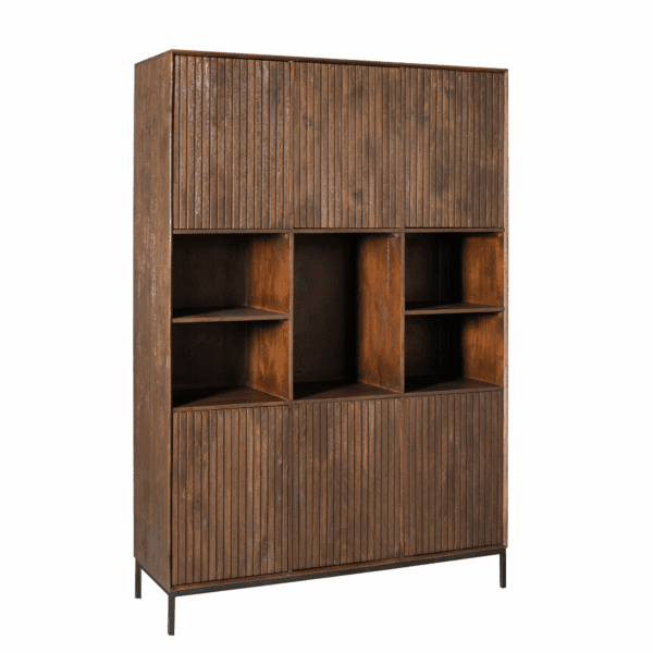 Madison vakkenkast bruin | 135cm - Afbeelding 3