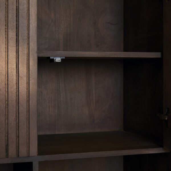 Madison vakkenkast bruin | 135cm - Afbeelding 2