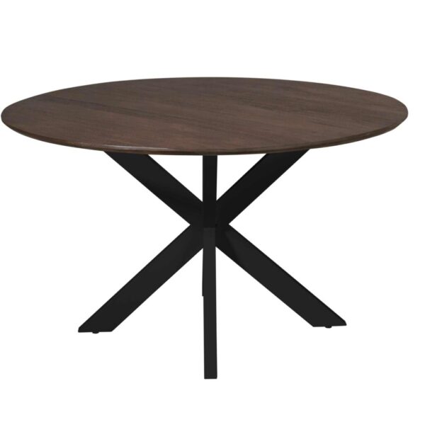 Madison eettafel rond bruin | 110/130/150Ø - Afbeelding 2