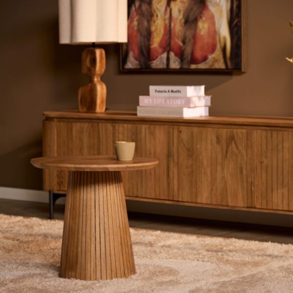 Solana salontafel rond 60Ø | naturel