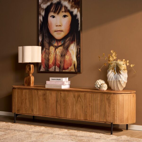 Solana tv-meubel 210cm | naturel