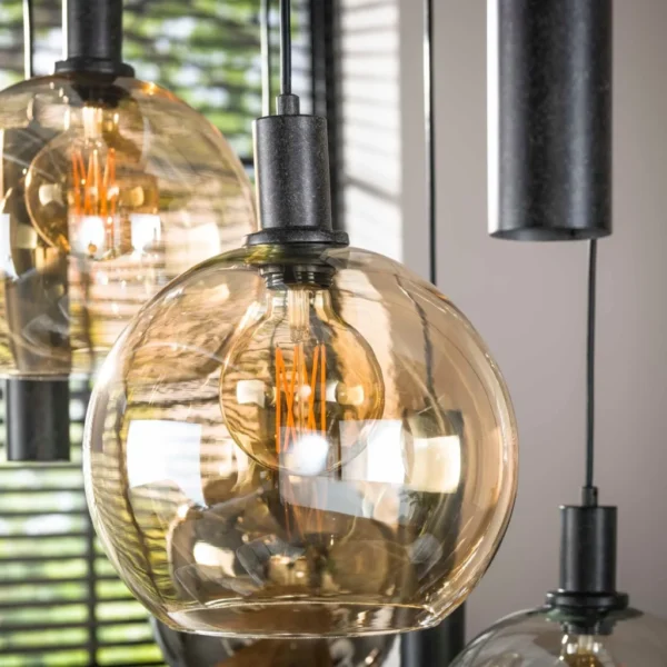 Hanglamp Sfera tricolore 5+4L