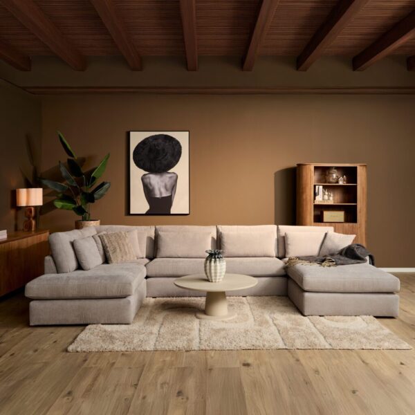 Bank Jesse U-opstelling | beige