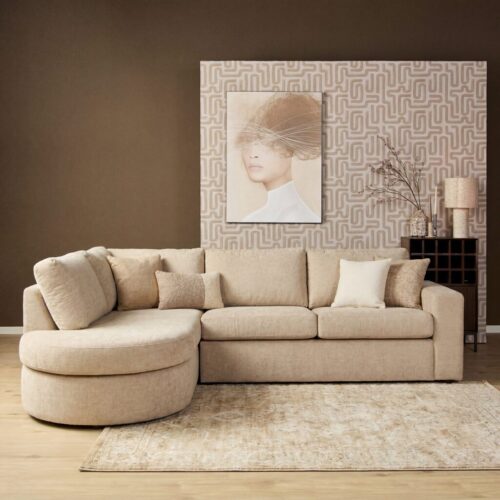 Bank Alma | taupe | voorraad